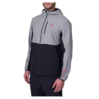 Front - Flux Active Mens Versatility Hooded Jacket