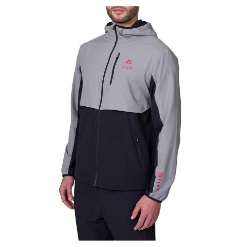 Front - Flux Active Mens Versatility Hooded Jacket