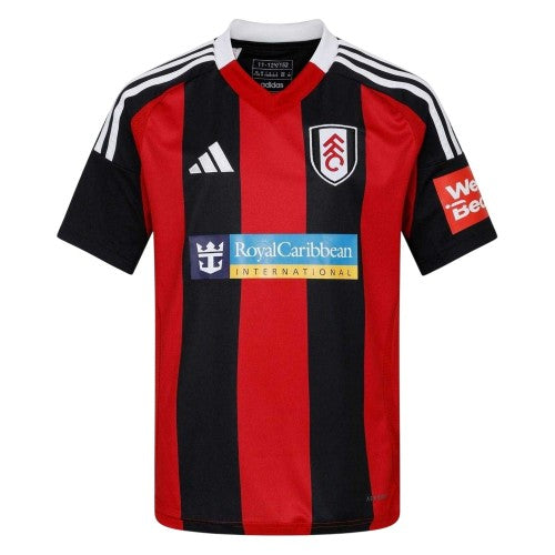 Front - Fulham FC Childrens/Kids 24/25 Adidas Away Jersey