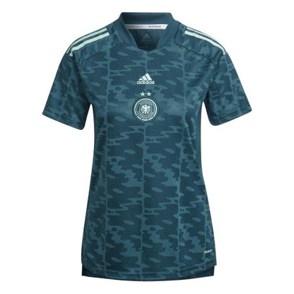 Front - Adidas Womens/Ladies 2022 Germany DFB Away Jersey
