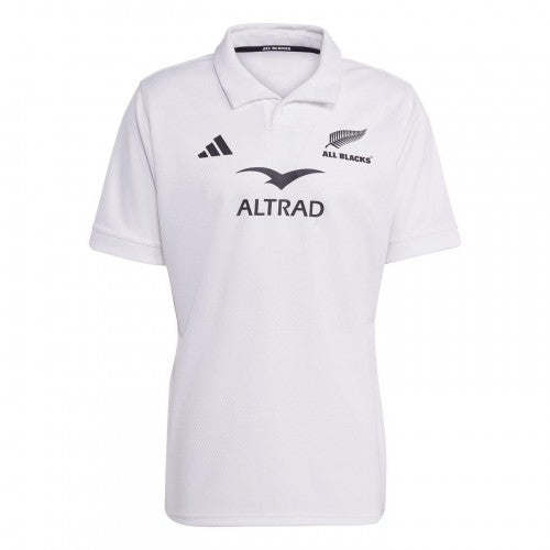 Front - Adidas Mens 2025 New Zealand All Blacks Polo Shirt