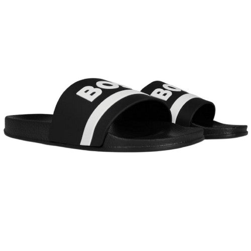 Front - Boss Womens/Ladies Lettering Slides