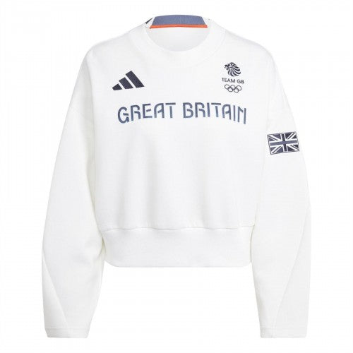 Front - Adidas Womens/Ladies Team GB Sweatshirt