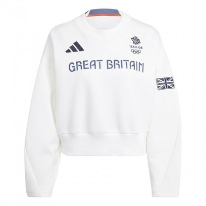 Front - Adidas Womens/Ladies Team GB Sweatshirt
