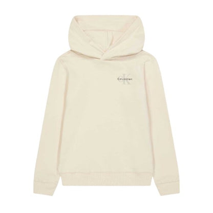 Front - Calvin Klein Childrens/Kids Chest Logo Regular Hoodie