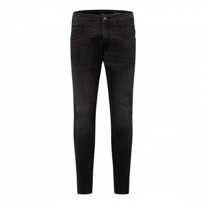 Front - Replay Mens Anbass Slim Jeans