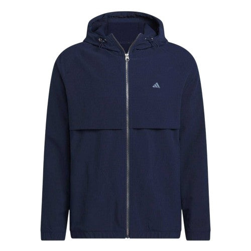 Front - Adidas Mens Go-To Lightweight Hooded Jacket