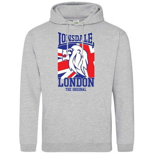 Front - Lonsdale Mens The Original Logo Hoodie