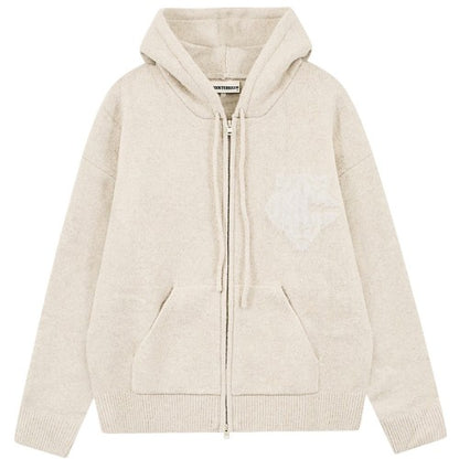 Front - Couture Club Womens/Ladies Fluffy Full Zip Hoodie