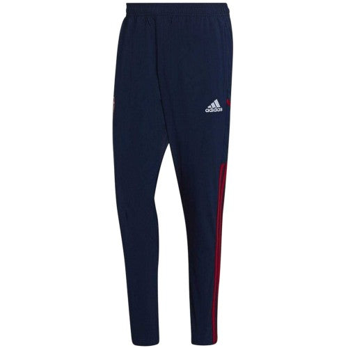 Front - Adidas Mens Pre-Match Arsenal FC Tracksuit Bottoms