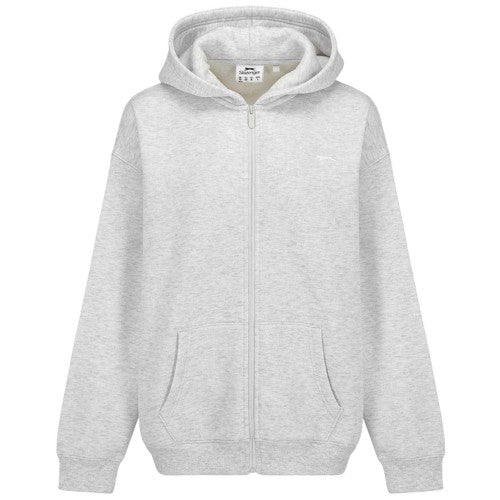 Front - Slazenger Womens/Ladies Oversized Full Zip Hoodie