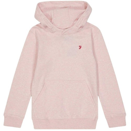 Front - Farah Childrens/Kids Embroidered Hooded Regular Hoodie