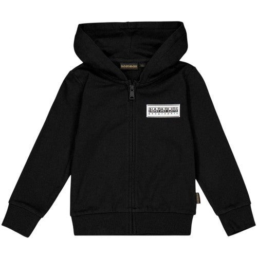 Front - Napapijri Childrens/Kids Chamois Full Zip Hoodie