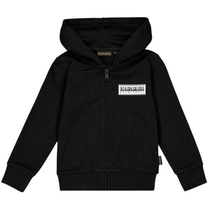 Front - Napapijri Childrens/Kids Chamois Full Zip Hoodie