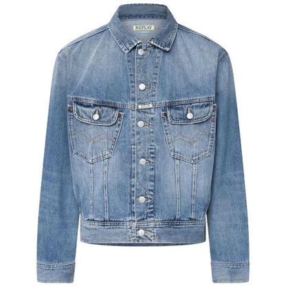 Front - Replay Mens 9zero1 Denim Jacket