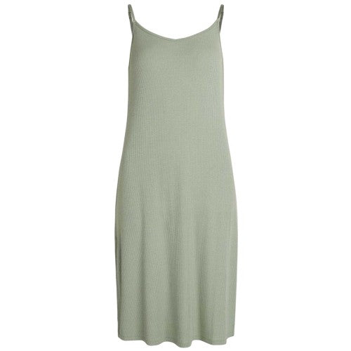 Front - CCDK Copenhagen Womens/Ladies Sally Ribbed Interlock Slip Dress