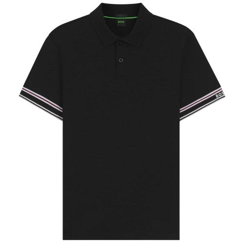 Front - Boss Mens Zone Sleek Polo Shirt