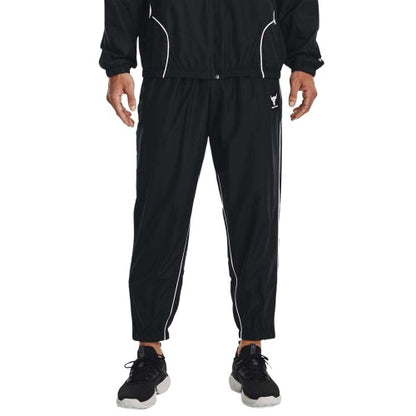 Front - Under Armour Mens Project Rock Woven Jogging Bottoms