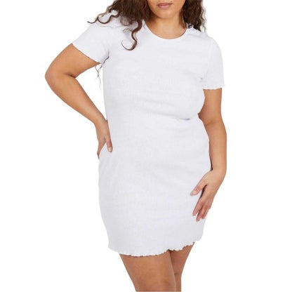 Front - Brave Soul Womens/Ladies Ribbed Mini Dress