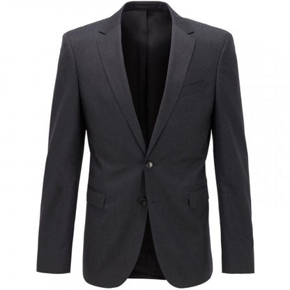 Front - Boss Mens Ryan Cyl Wool Single-Breasted Slim Suit Jacket