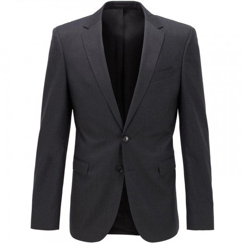 Front - Boss Mens Ryan Cyl Wool Single-Breasted Slim Suit Jacket
