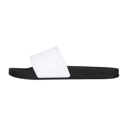 White-Black - Back - Jack Wills Womens-Ladies Logo Padded Flat Sliders