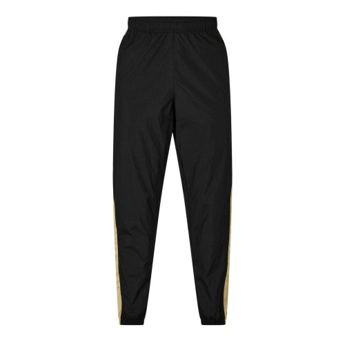 Front - Lacoste Mens XH6979 Side Stripe Slim Tracksuit Bottoms