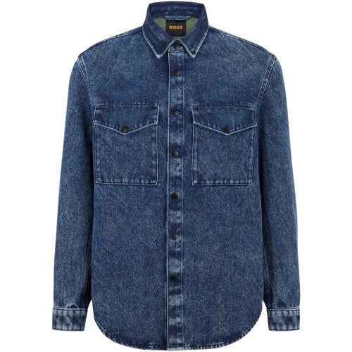 Front - Boss Mens Denim Jacket