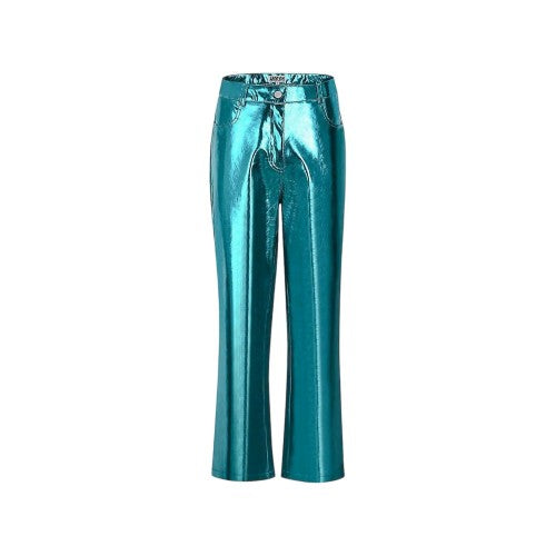 Front - AmyLynn Womens/Ladies Lupe Metallic Trousers