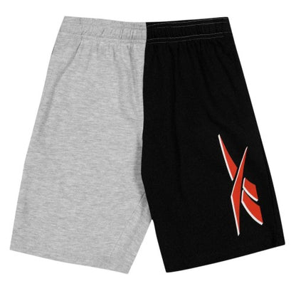 Front - Reebok Childrens/Kids Jersey Two Tone Shorts