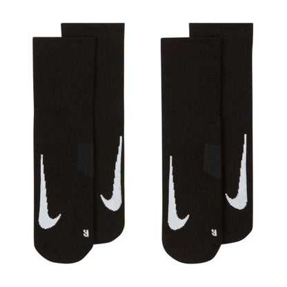 Front - Nike Unisex Adult Regular Ankle Socks (Pack of 2)