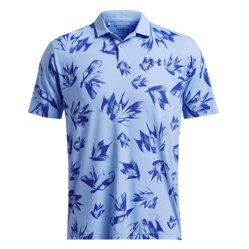 Front - Under Armour Mens Floral Pattern Polo Shirt