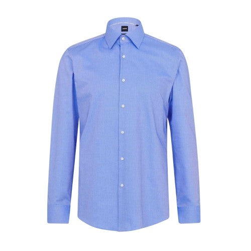 Front - Boss Mens Hank Kent Collar Slim Formal Shirt