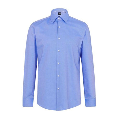 Front - Boss Mens Hank Kent Collar Slim Formal Shirt