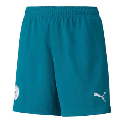 Front - Manchester City FC Childrens/Kids Puma Home Shorts
