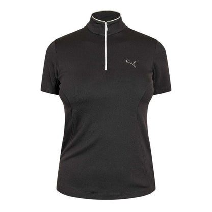 Front - Puma Womens/Ladies Quarter Zip Polo Shirt