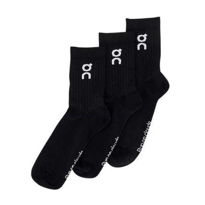 Front - On Running Unisex Adult Logo Crew Socks (Pack of 3)