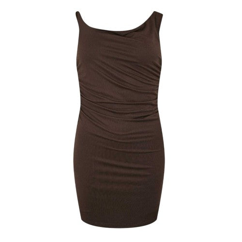 Front - Jack Wills Womens/Ladies Cowl Neck Sleeveless Mini Dress