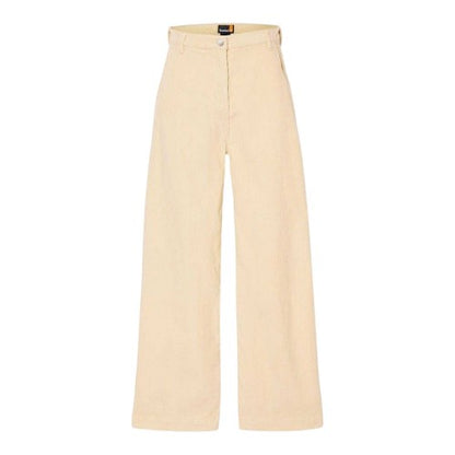 Front - Timberland Womens/Ladies Corduroy Wide Leg Trousers