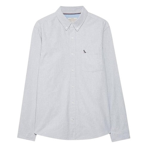 Front - Jack Wills Mens Plain Oxford Shirt