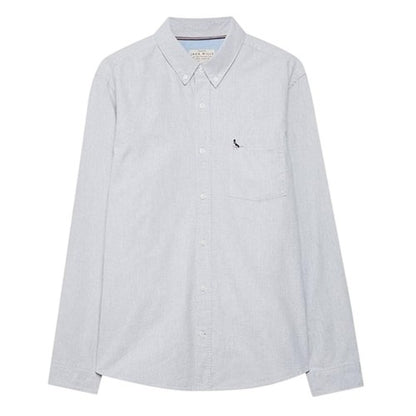Front - Jack Wills Mens Plain Oxford Shirt