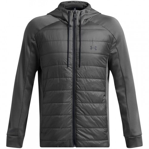 Front - Under Armour Mens Raglan Hooded Jacket