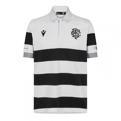 Front - Macron Mens Barbarians 24/25 Polo Shirt