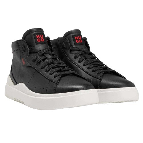 Front - Hugo Womens/Ladies Blake Hi Top Leather Trainers