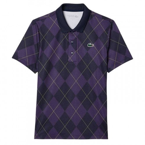 Front - Lacoste Womens/Ladies Checked Ultra Dry Polo Shirt