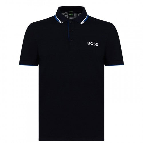 Front - Boss Mens Paddy Pro Cotton Pique Polo Shirt