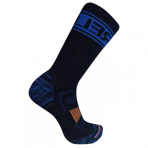 Front - Merrell Mens Zone Hiking Crew Socks