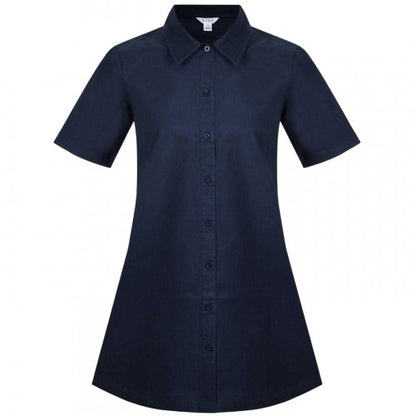 Front - Miso Womens/Ladies Oxford Collared Mini Shirt Dress