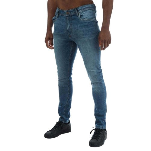 Front - Duck and Cover Mens Doves Slim Jeans