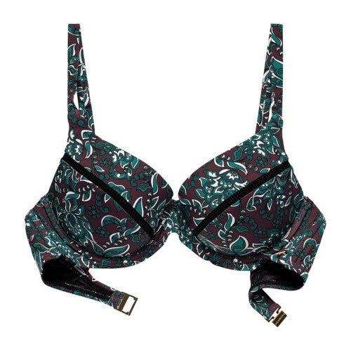 Front - Panos Emporio Womens/Ladies Floral Bikini Top